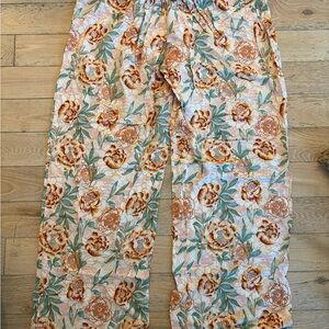 Rayon Floral Pants